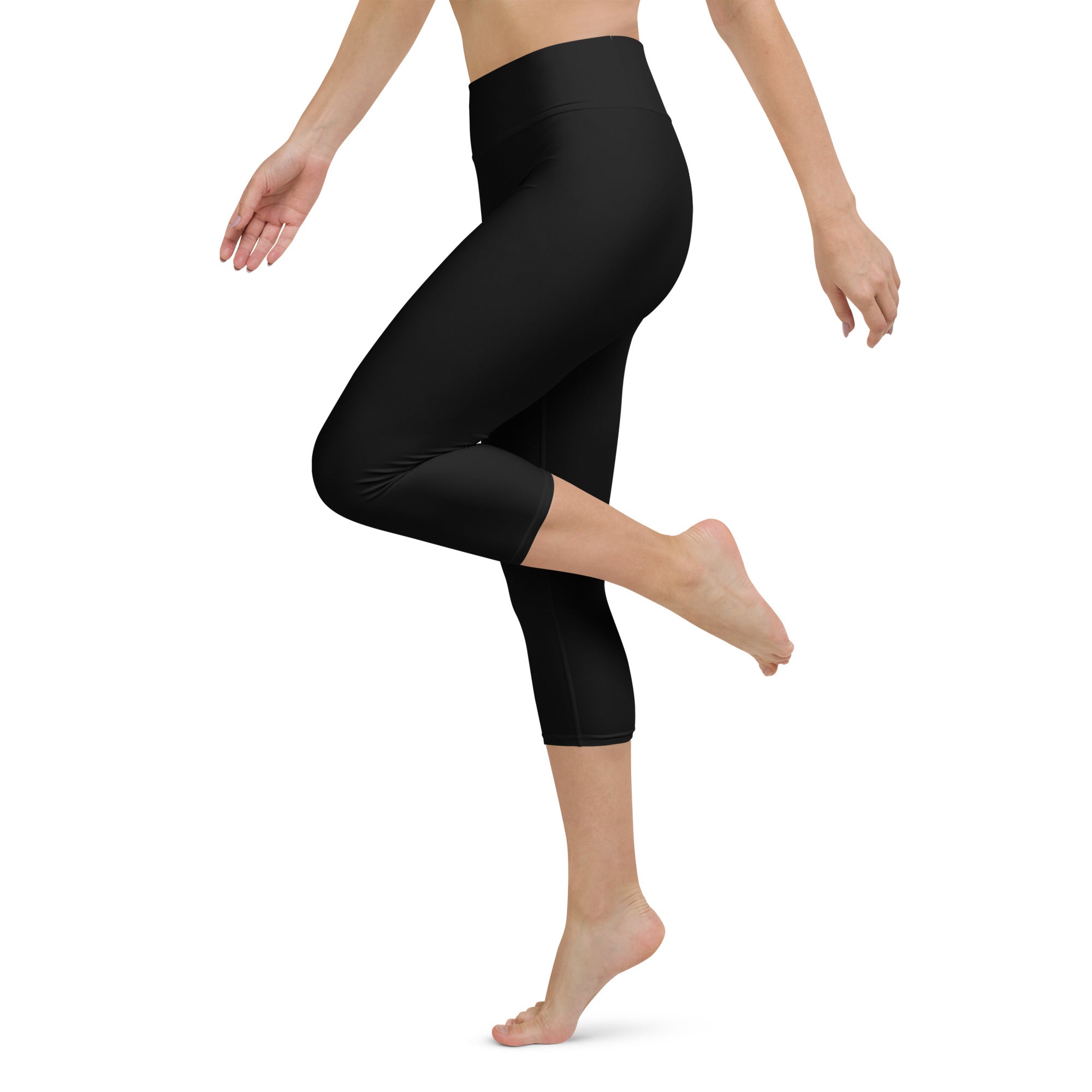 Black Capri Leggings - COCOBLACK