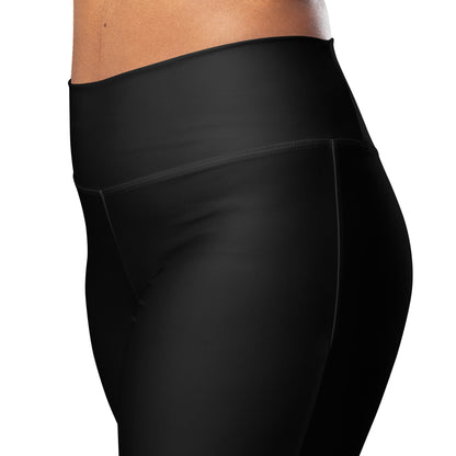 Black Flare Leggings - COCOBLACK