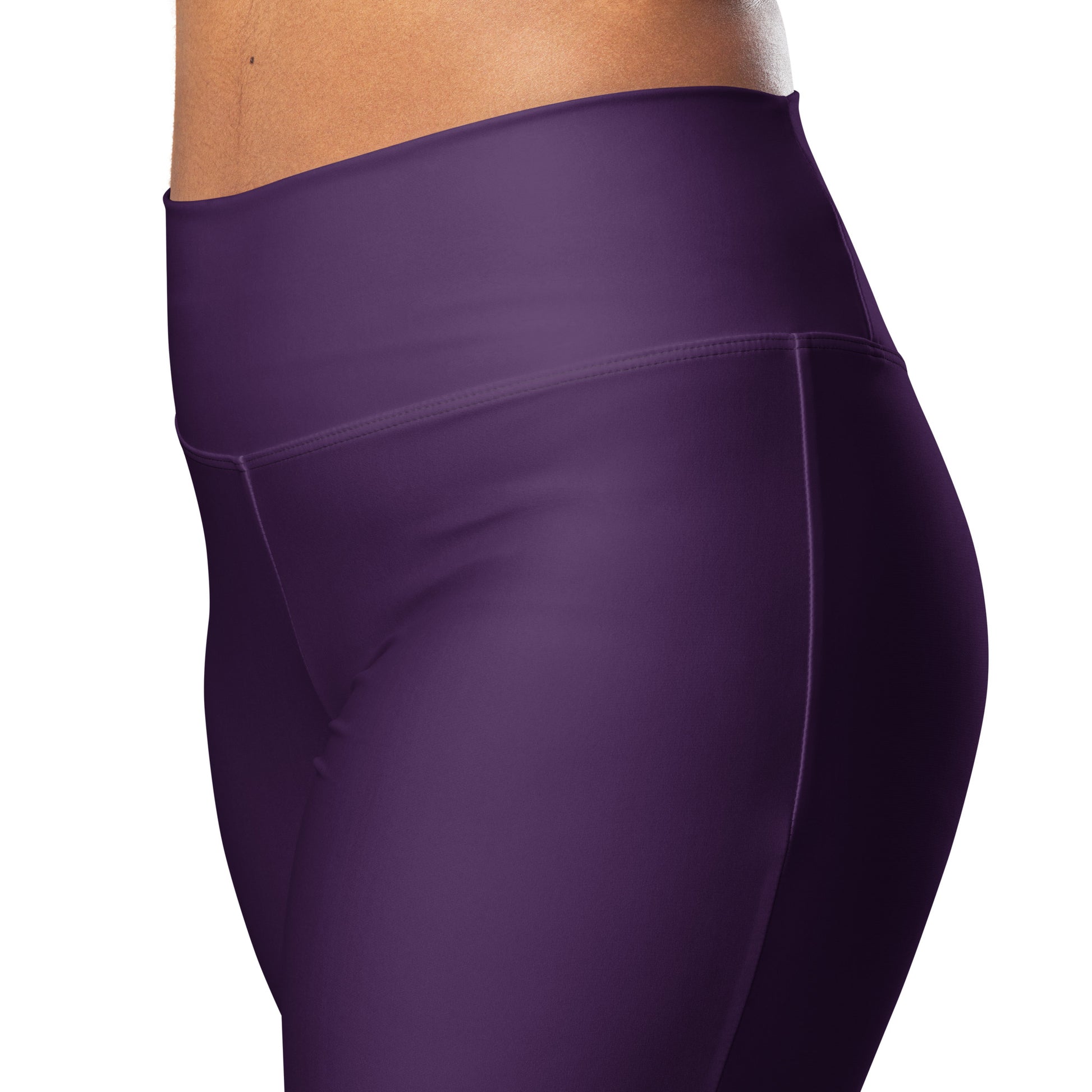 Purple Flare Leggings - COCOBLACK