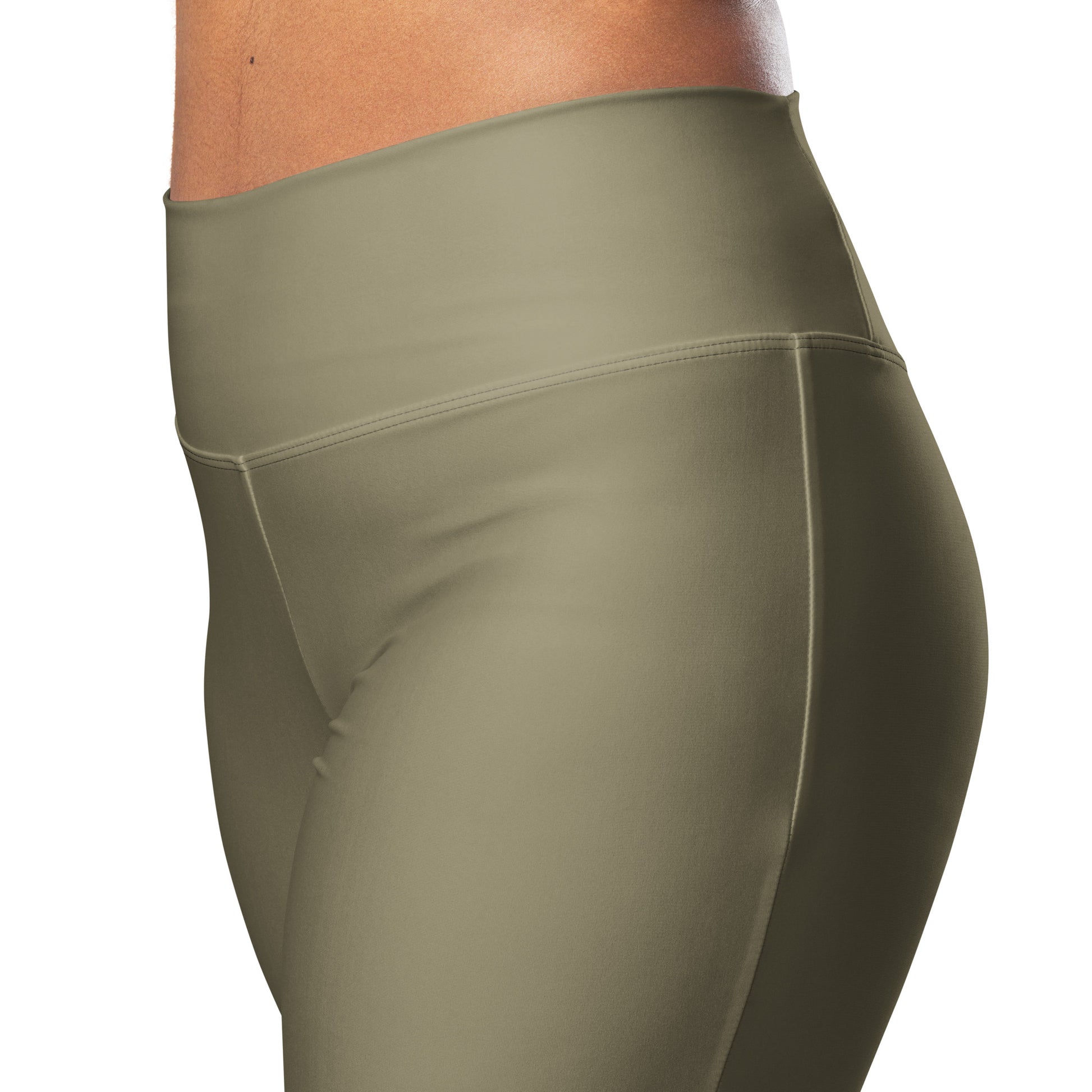 Olive Flare Leggings - COCOBLACK