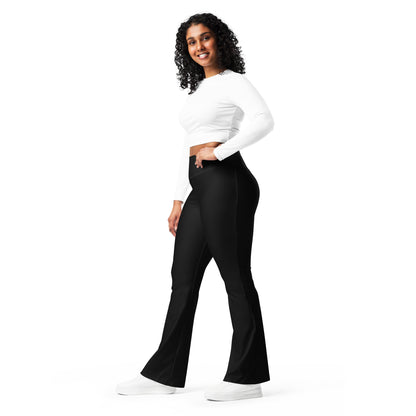 Black Flare Leggings - COCOBLACK