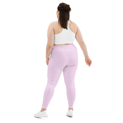 Pink Plus Size Leggings - COCOBLACK