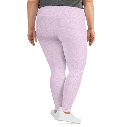 Pink Tiger Plus Size Leggings - COCOBLACK