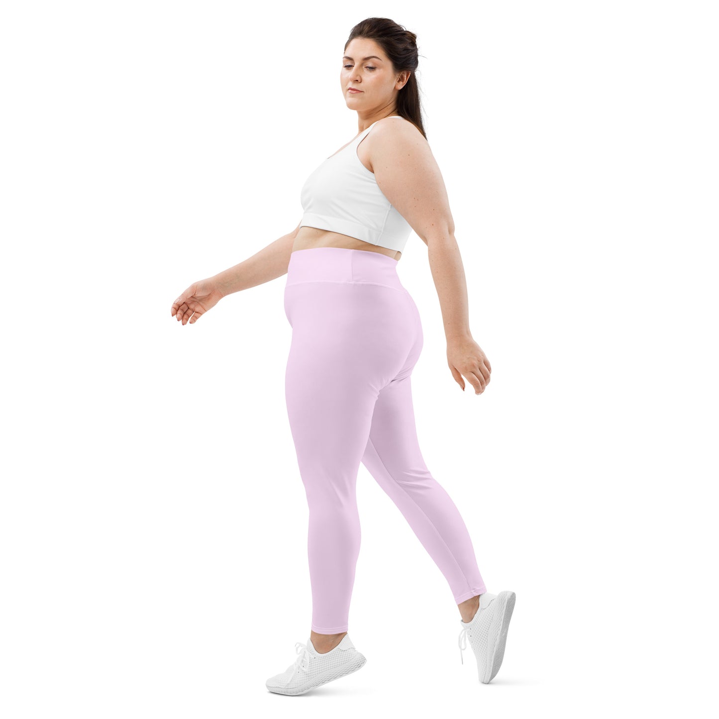 Pink Plus Size Leggings - COCOBLACK