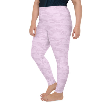 Pink Camo Plus Size Leggings - COCOBLACK