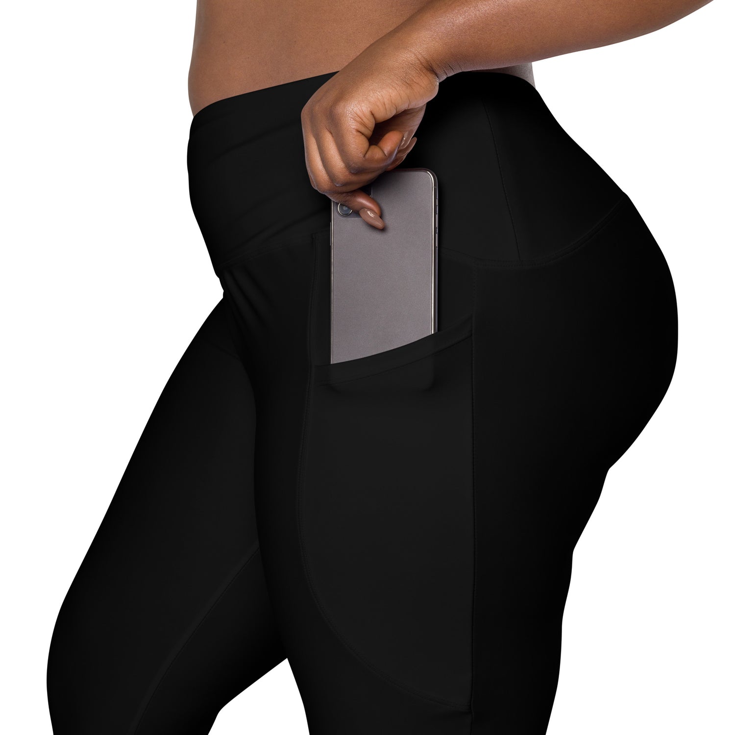 Black Leggings With Pockets - COCOBLACK