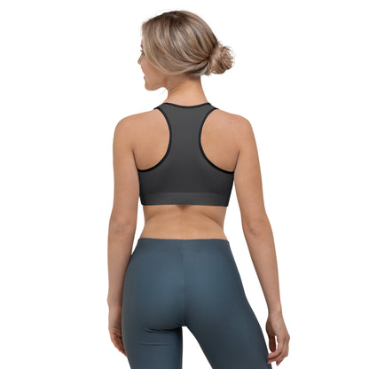 Dark Gray Sports Bra - COCOBLACK