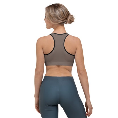 Brown Sports Bra - COCOBLACK