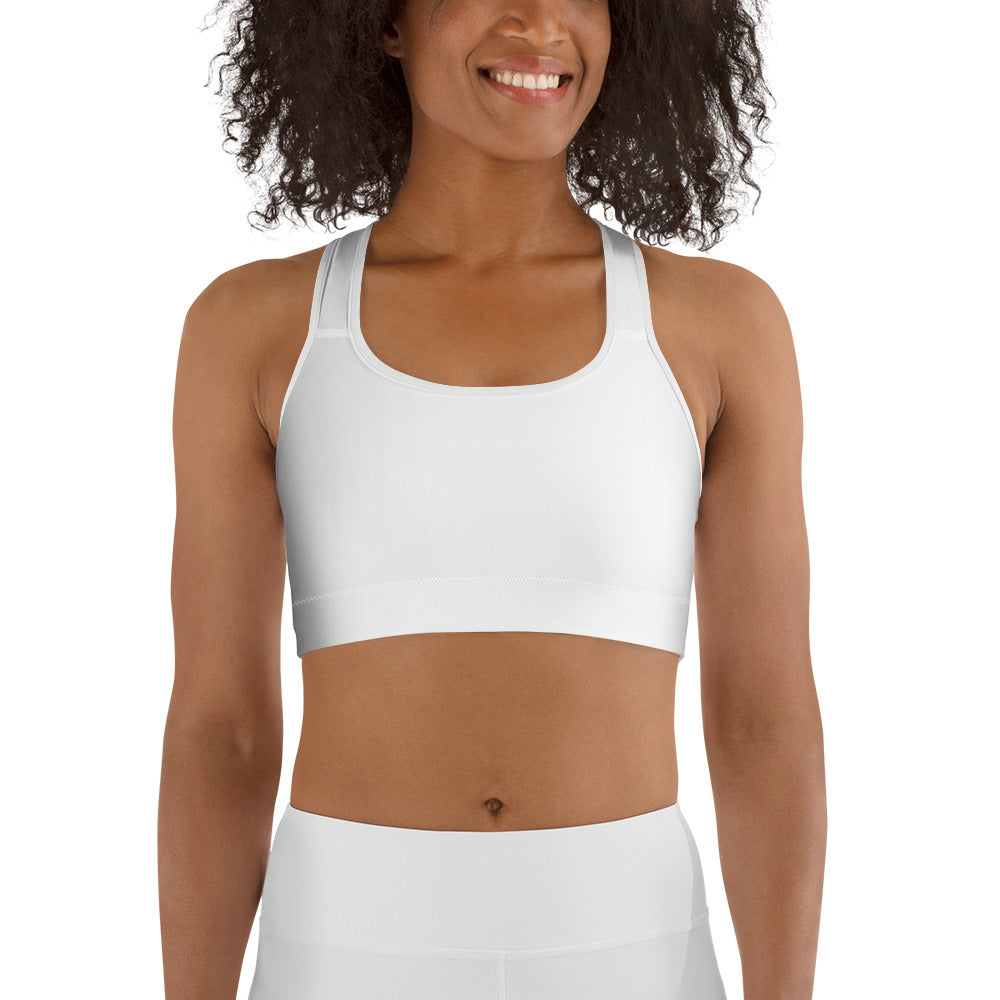 White Sports Bra - COCOBLACK