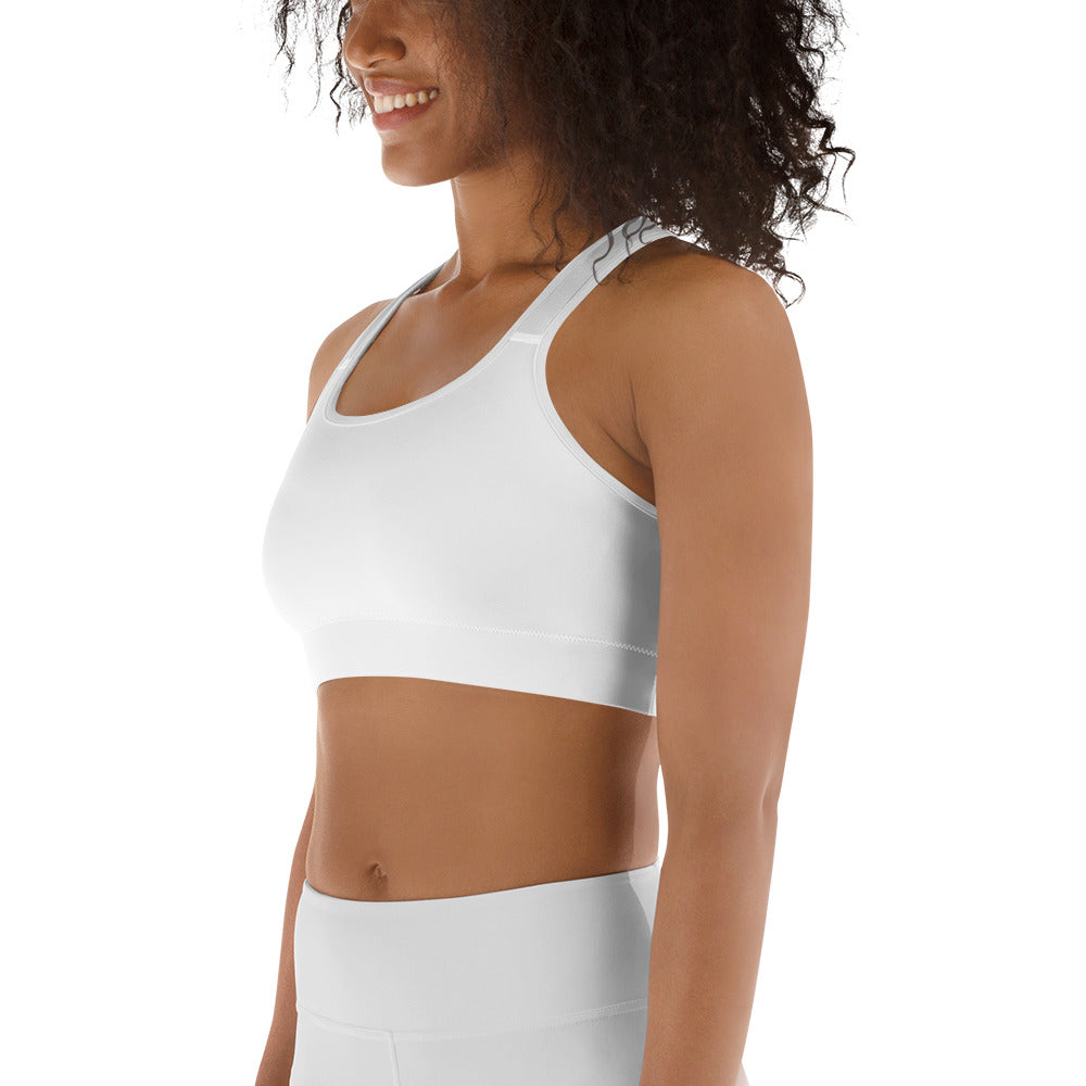 White Sports Bra - COCOBLACK