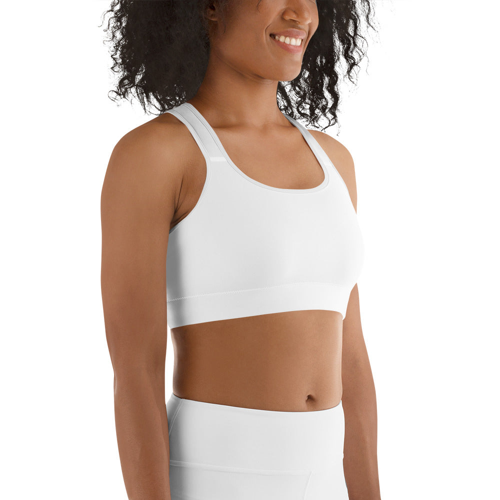 White Sports Bra - COCOBLACK