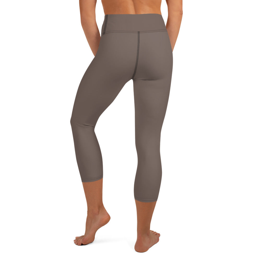 Brown Capri Leggings - COCOBLACK