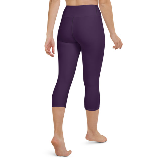 Purple Capri Leggings - COCOBLACK