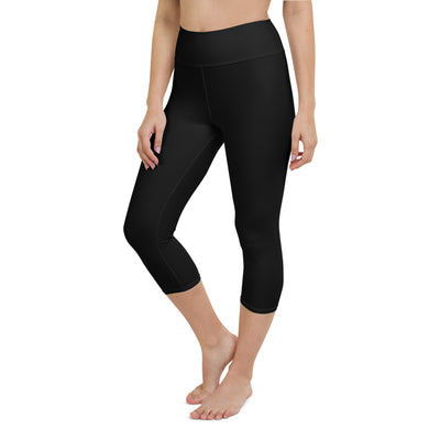 Black Capri Leggings - COCOBLACK