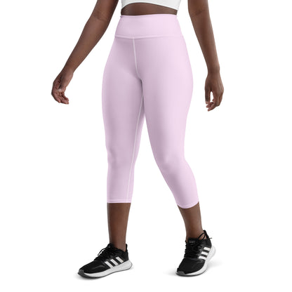 Pink Capri Leggings - COCOBLACK