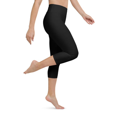 Black Capri Leggings - COCOBLACK