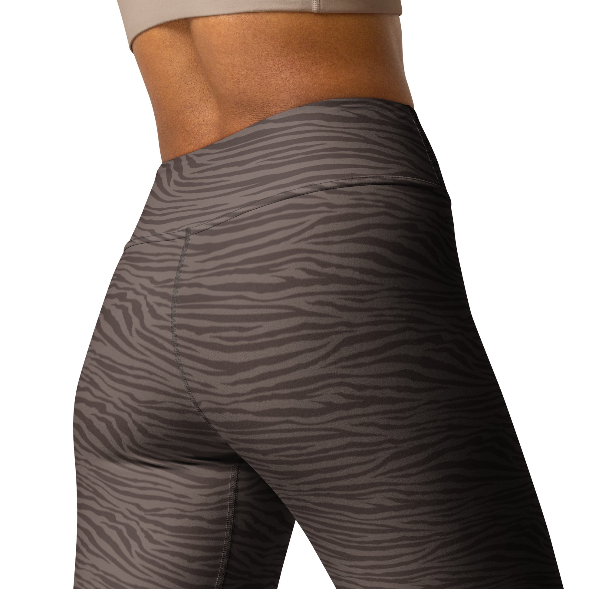 Brown Tiger Leggings - COCOBLACK