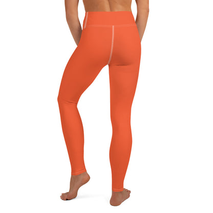 Orange Yoga Pants - COCOBLACK