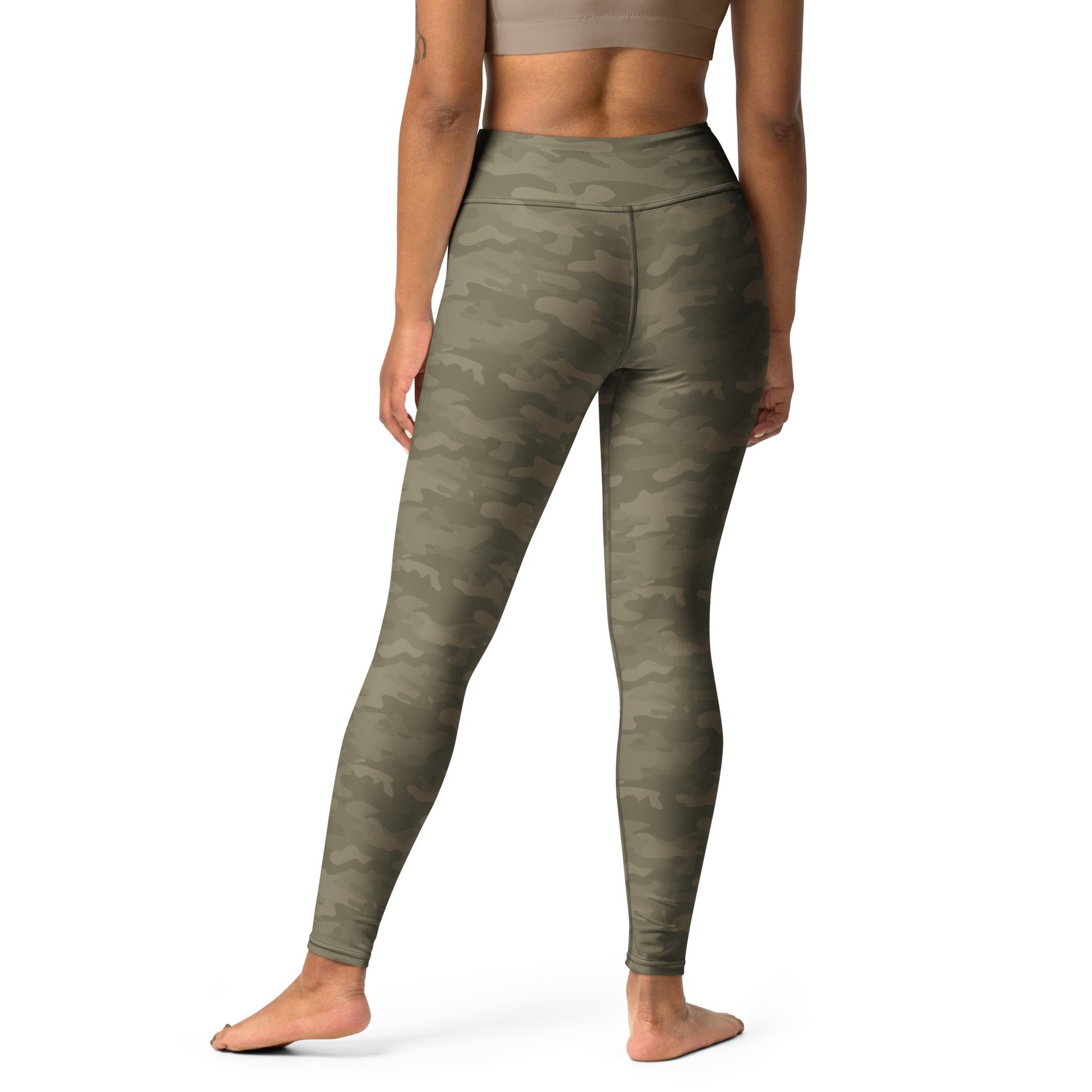 Olive Camo Yoga Pants - COCOBLACK