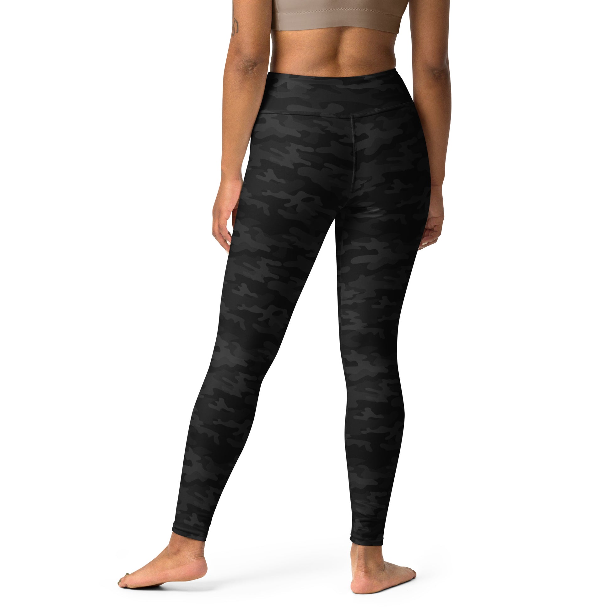 Black Camo Leggings - COCOBLACK