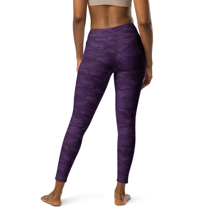 Purple Camo Leggings - COCOBLACK