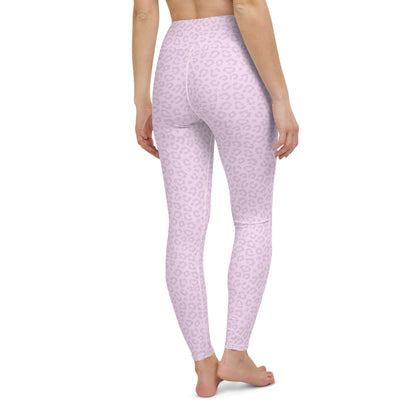 Pink Leopard Leggings - COCOBLACK