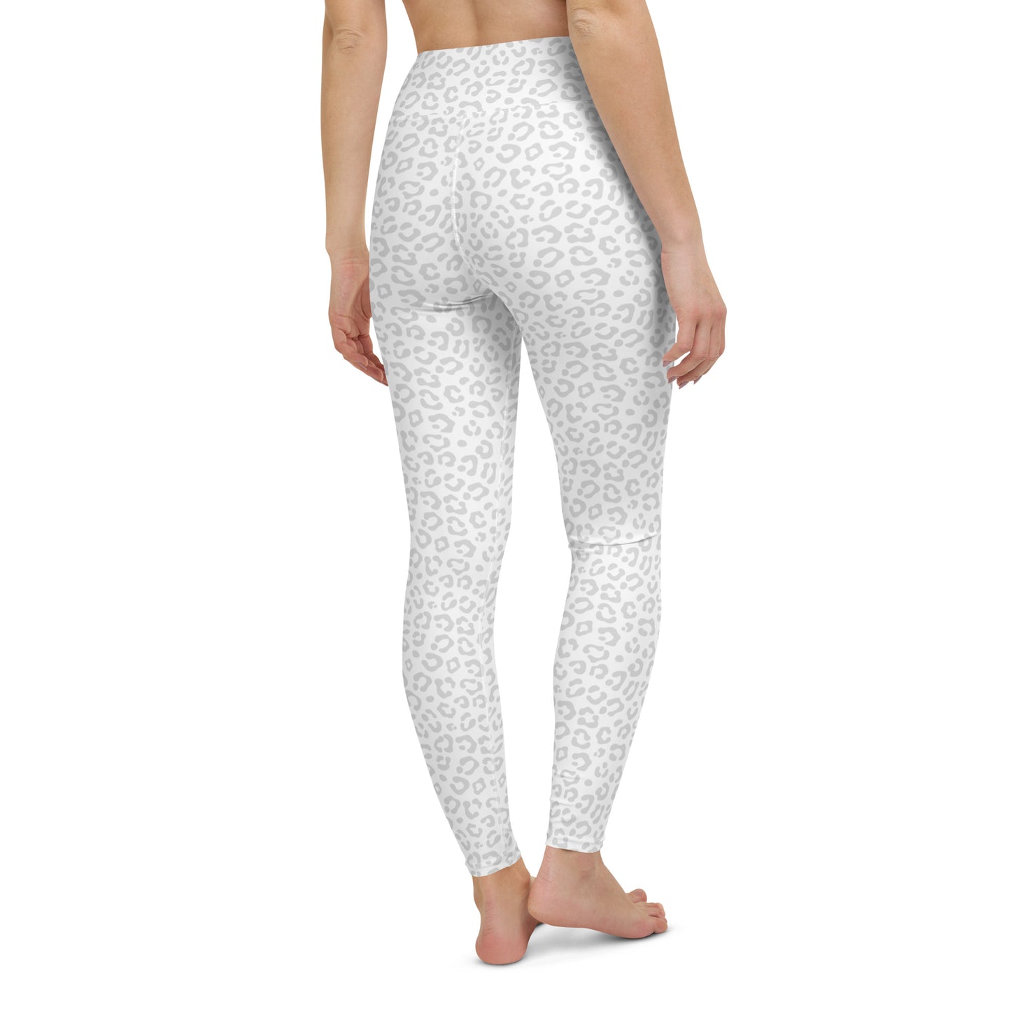 White Leopard Leggings - COCOBLACK