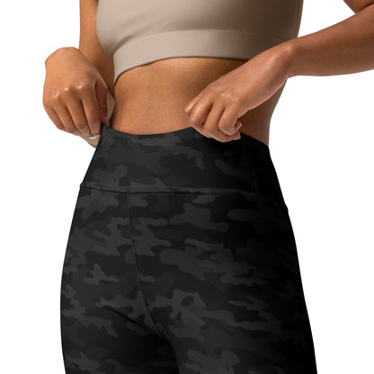 Black Camo Leggings - COCOBLACK