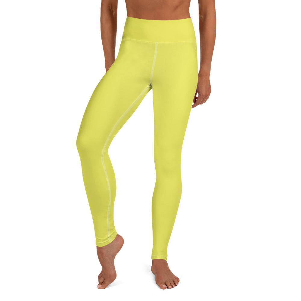 Yellow Yoga Pants - COCOBLACK