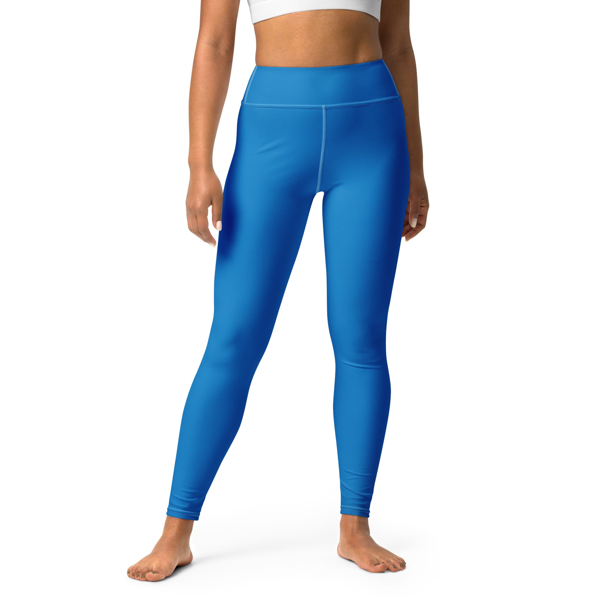 Electric Blue Yoga Pants - COCOBLACK