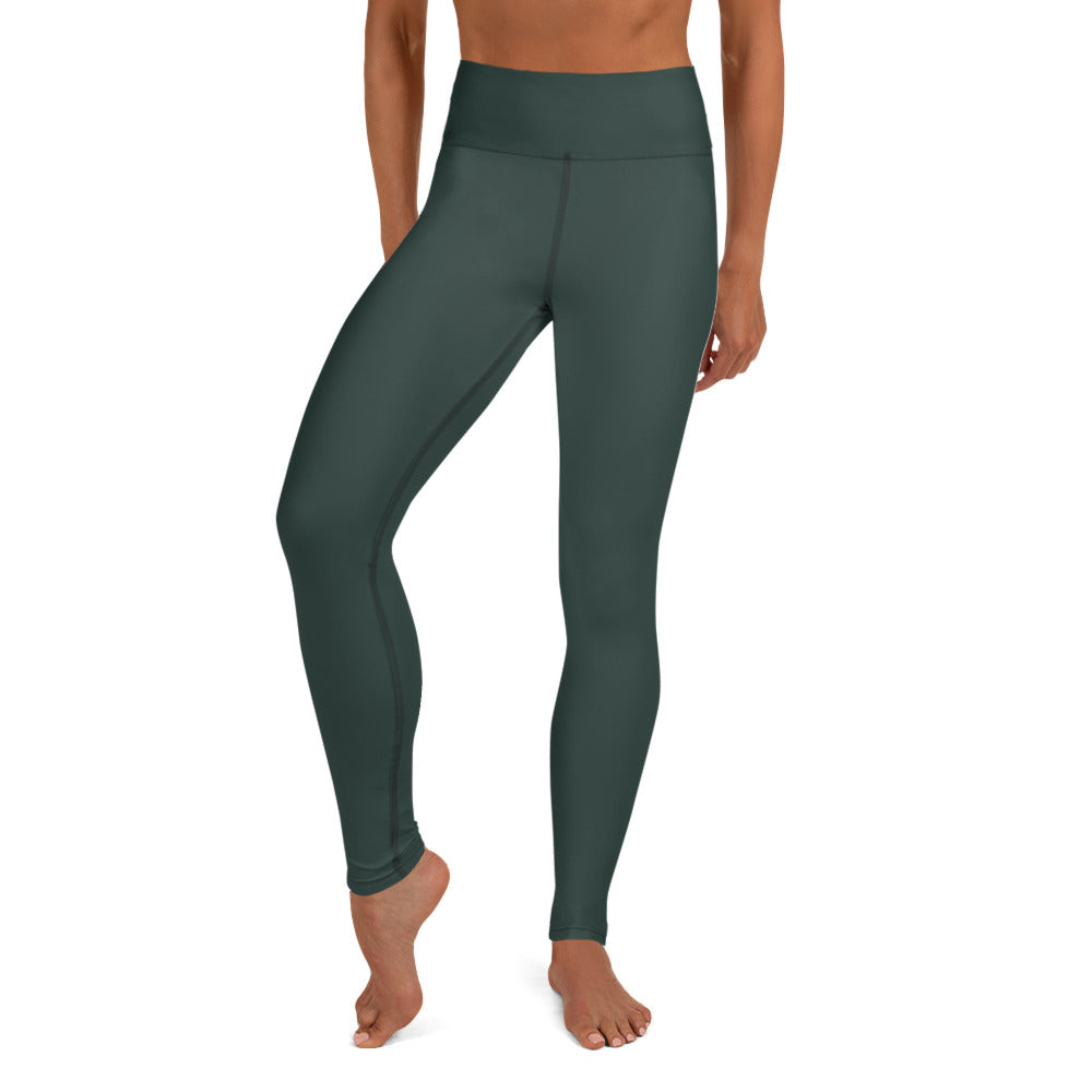 Dark Green Yoga Pants - COCOBLACK