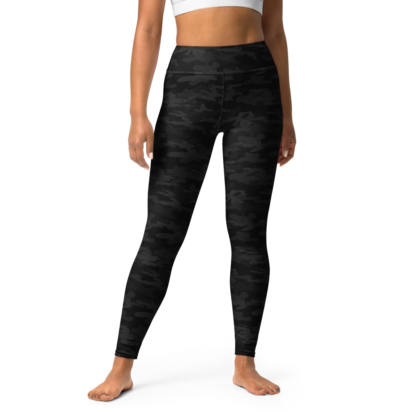 Black Camo Leggings - COCOBLACK