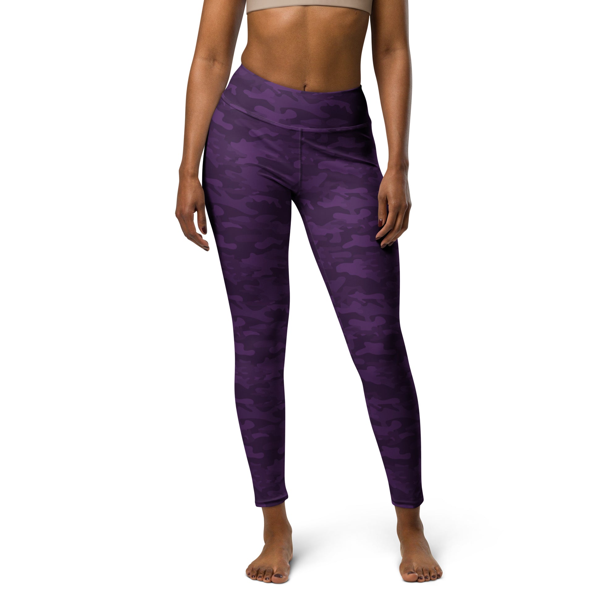 Purple Camo Leggings - COCOBLACK