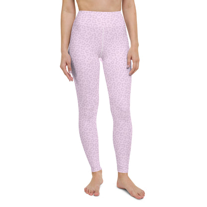 Pink Leopard Leggings - COCOBLACK