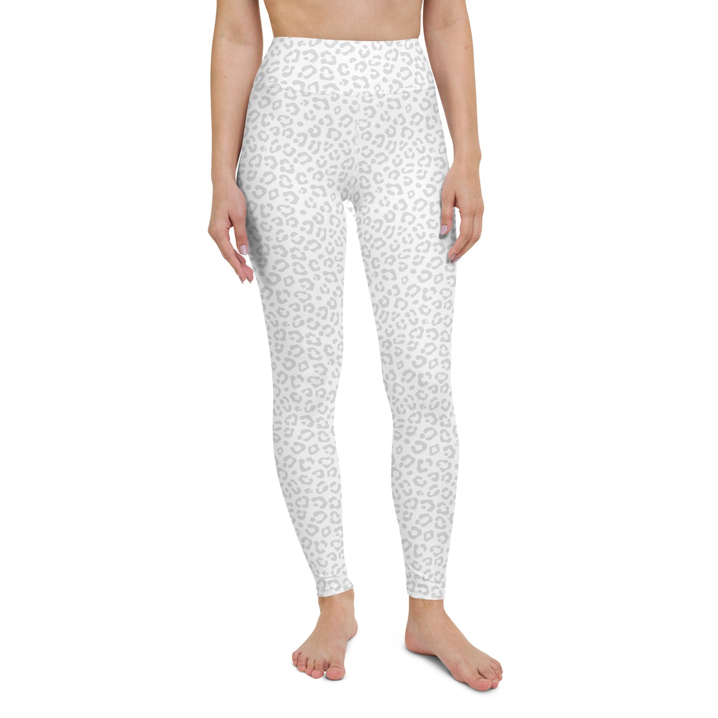 White Leopard Leggings - COCOBLACK