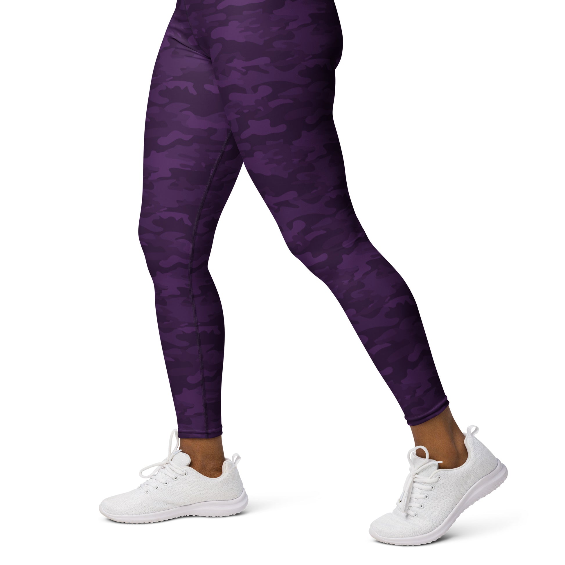 Purple Camo Leggings - COCOBLACK