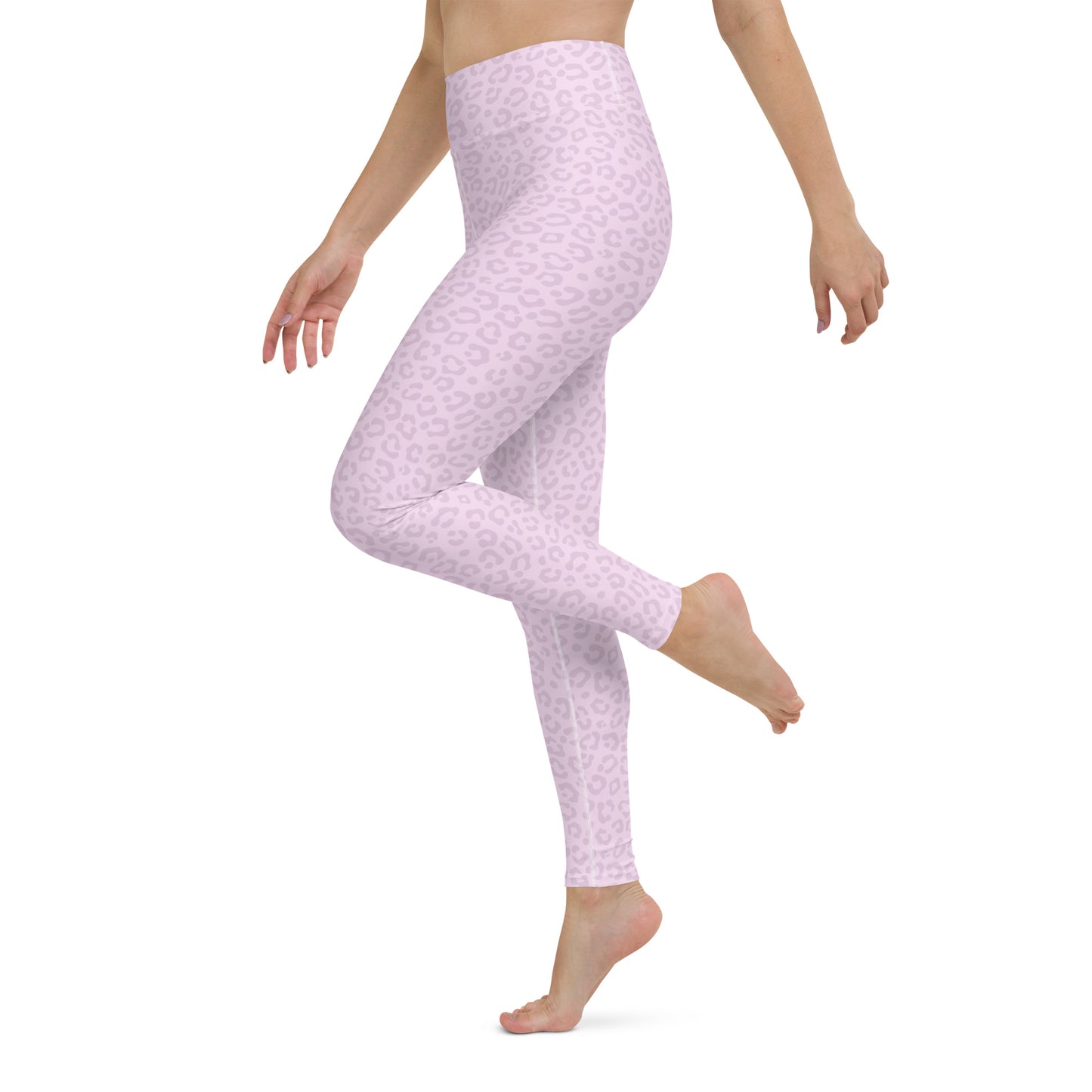 Pink Leopard Leggings - COCOBLACK