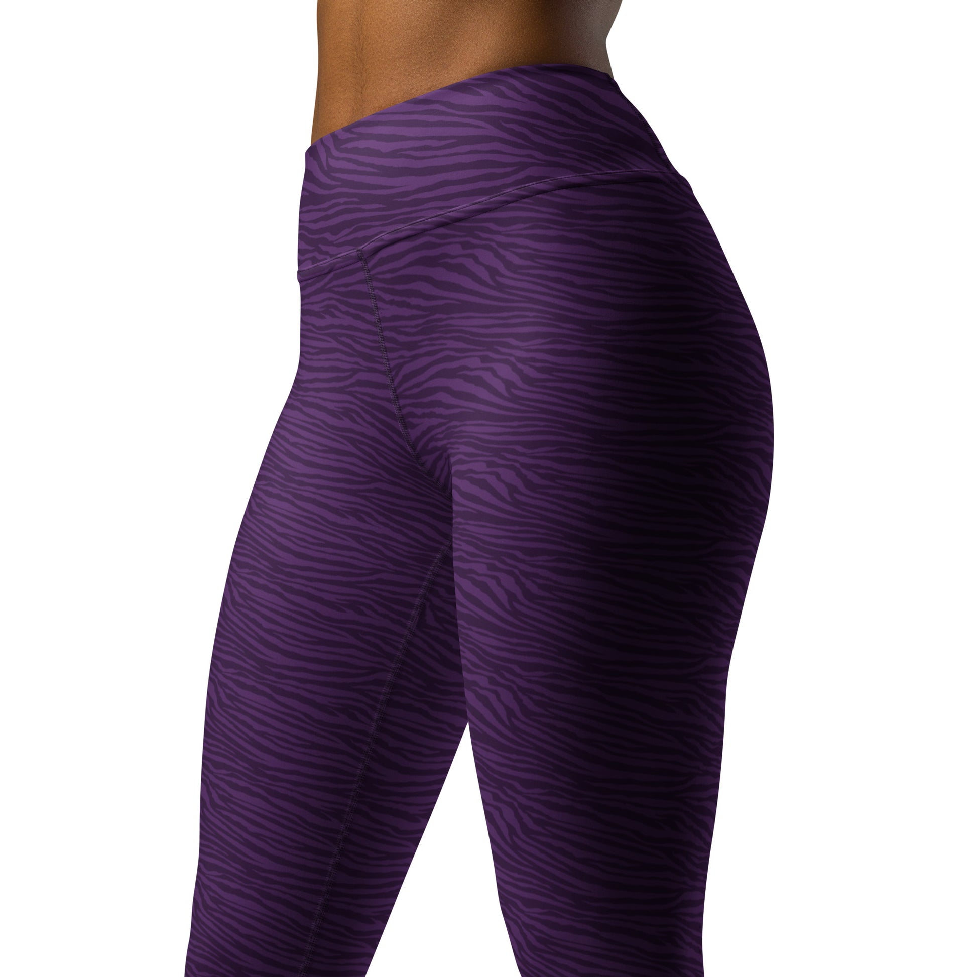 Purple Tiger Leggings - COCOBLACK