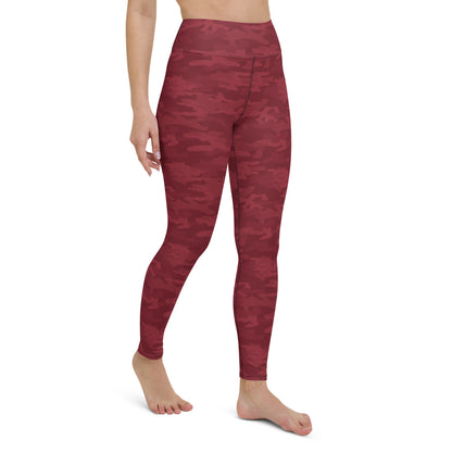 Red Camo Leggings - COCOBLACK