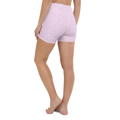 Pink Leopard Biker Shorts - COCOBLACK