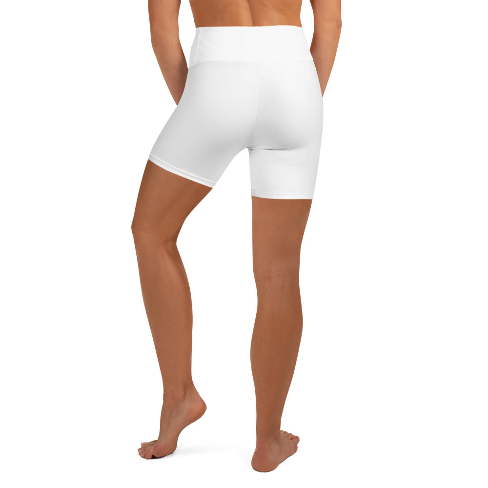 White Biker Shorts - COCOBLACK