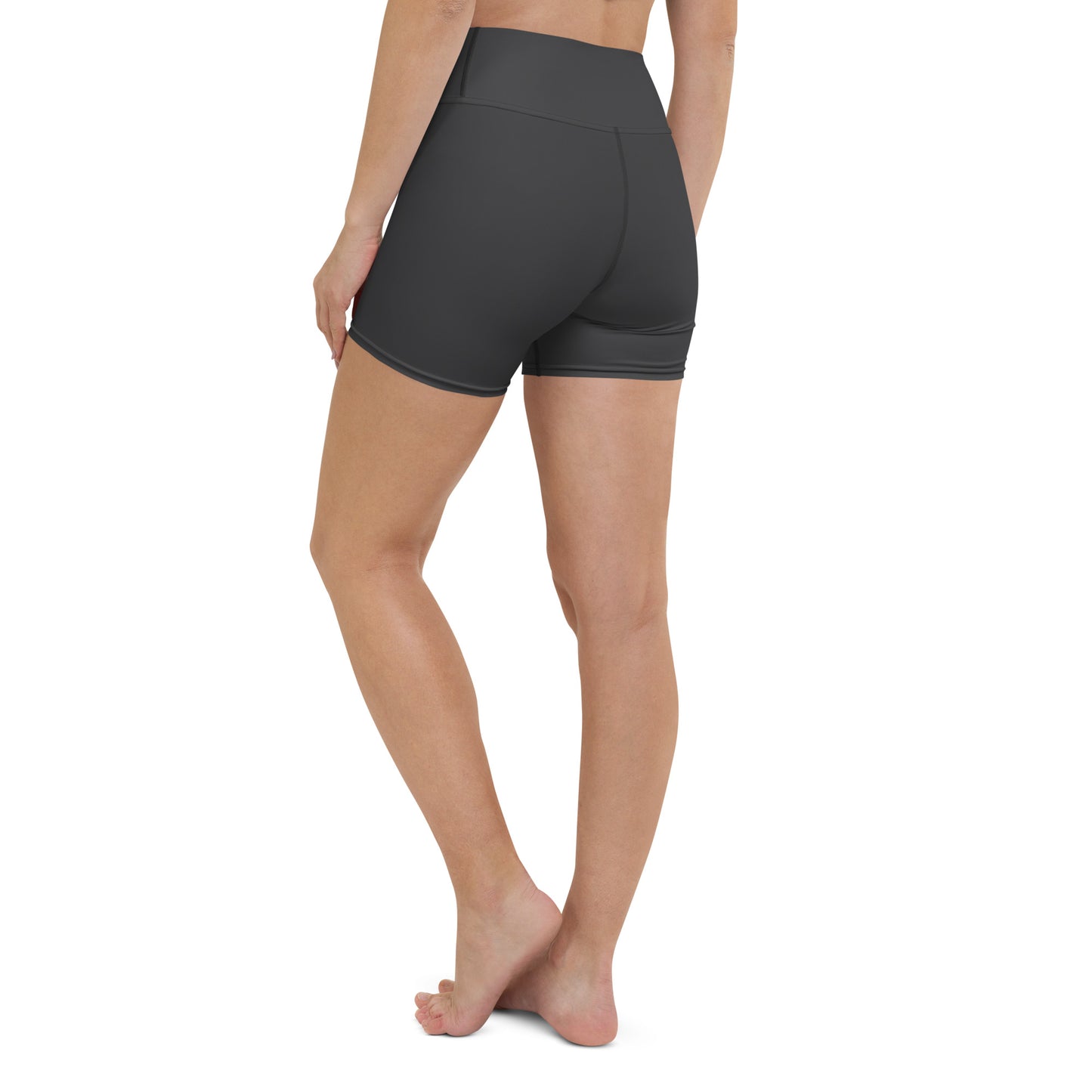 Dark Gray Biker Shorts - COCOBLACK