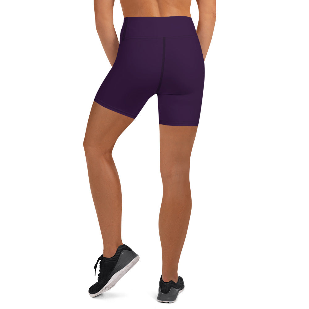 Purple Biker Shorts - COCOBLACK