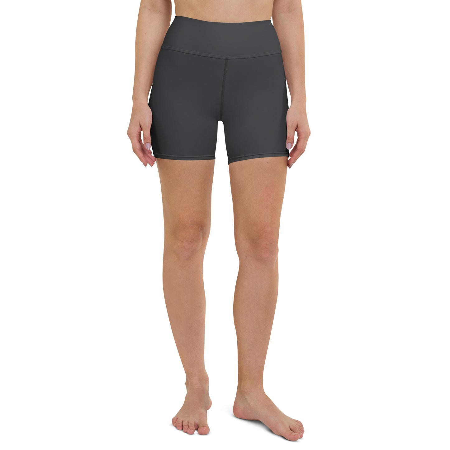 Dark Gray Biker Shorts - COCOBLACK