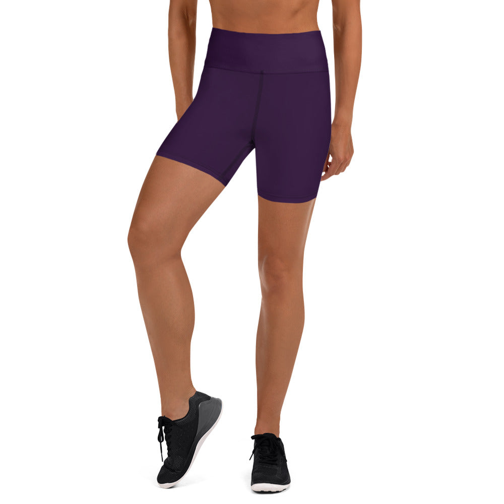 Purple Biker Shorts - COCOBLACK