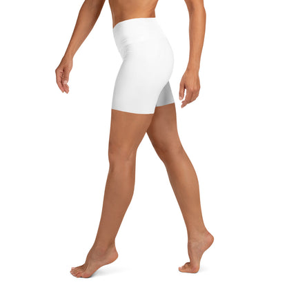 White Biker Shorts - COCOBLACK