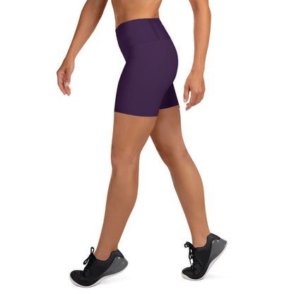 Purple Biker Shorts - COCOBLACK