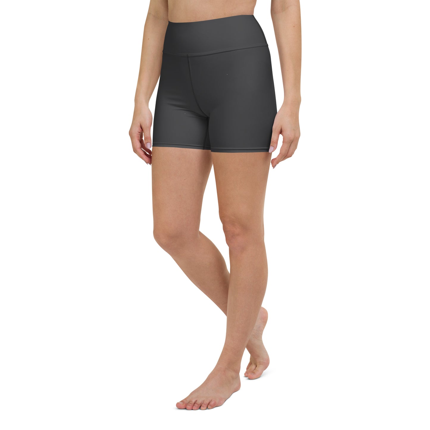 Dark Gray Biker Shorts - COCOBLACK