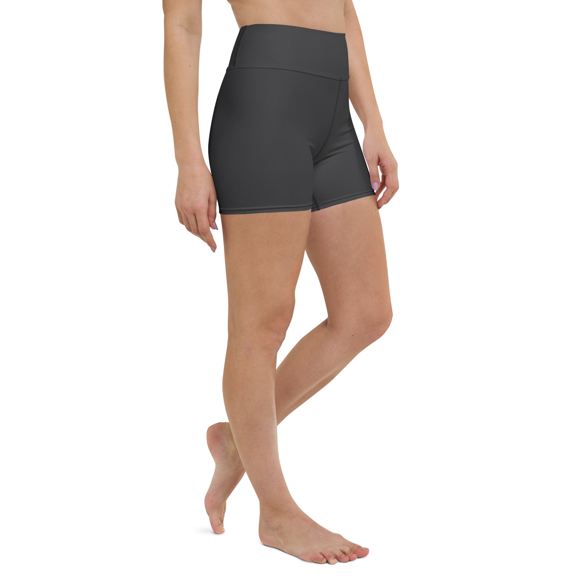 Dark Gray Biker Shorts - COCOBLACK