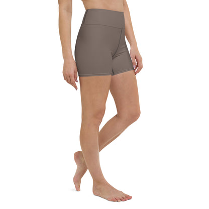 Brown Biker Shorts - COCOBLACK